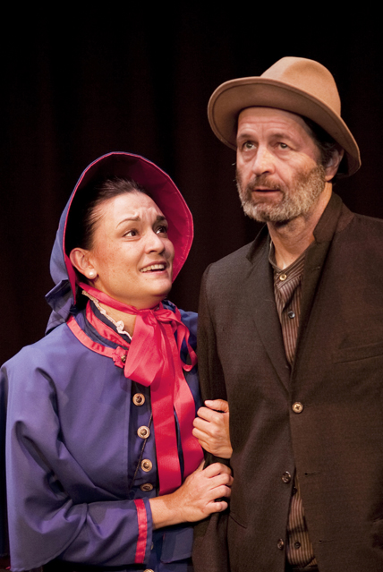 Marissa Garcia (Barbara Undershaft) and David Greenwood (Peter Shirley)