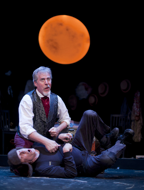 David Morden as Louis de Rougemont and Joseph McGrath as Bruno the Dog