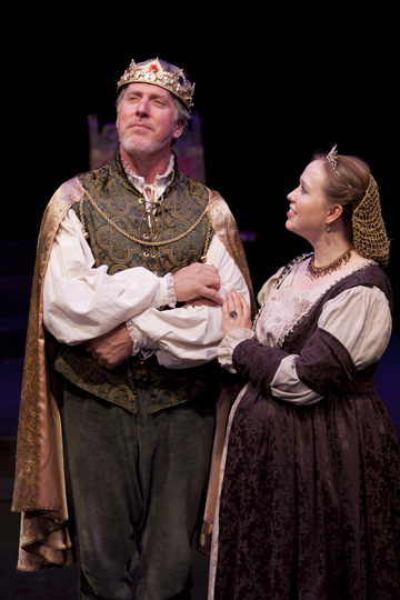 David Morden as Polixenes and Avis Judd as Hermione