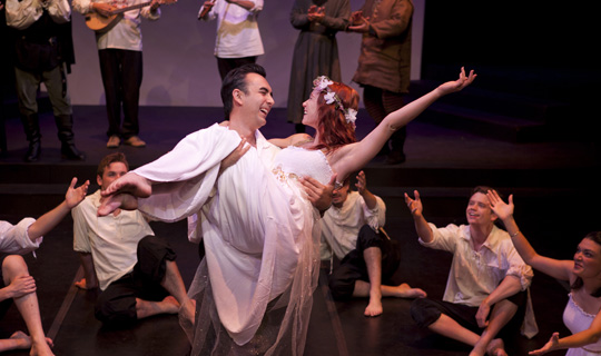 Shepherd’s Dance: Julian Martinez as Florizel and Dallas Thomas as Perdita