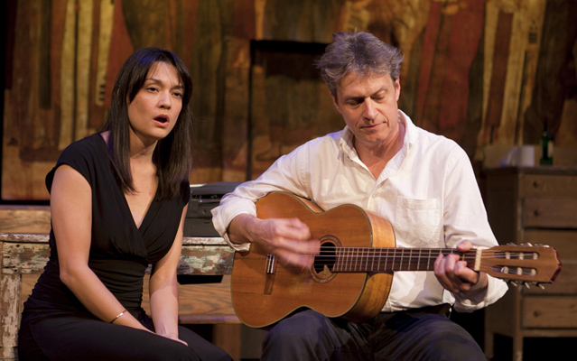 Marissa Garcia and Paul Amiel perform preshow music