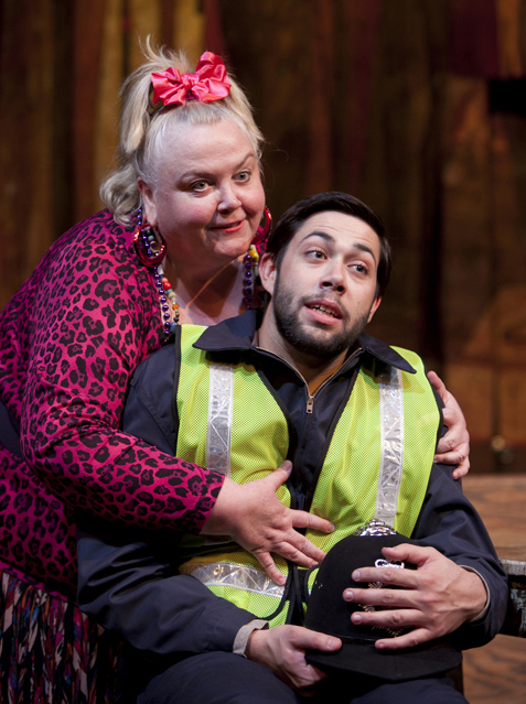 Cynthia Meier as Bolla and Matt Bowdren as Royce