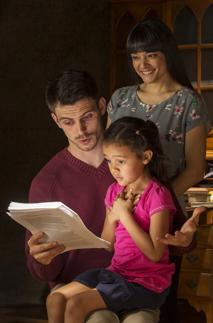 Javan Nelson as Junpei, Larissa Cota as Sala and Marissa Garcia as Sayoko