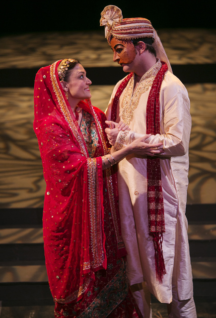 Marissa Garcia as Padmini and Ryan Parker Knox as Devadatta