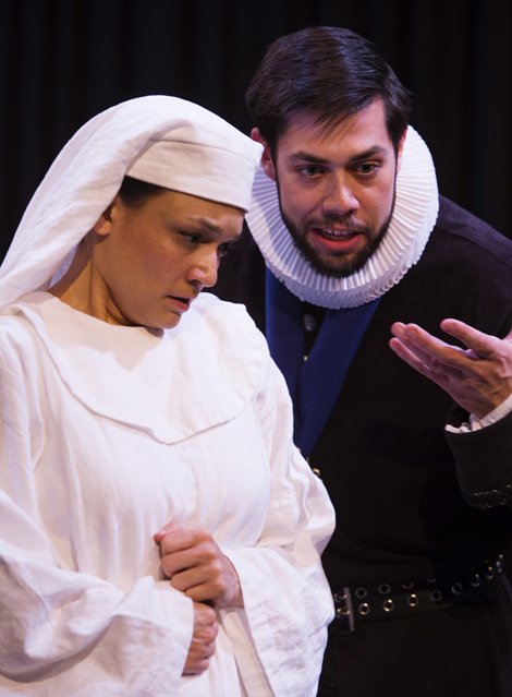Marissa Garcia as Isabella and Matt Bowdren as Angelo