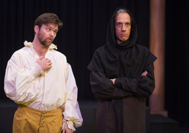 Ryan Parker Knox as Pompey and Rich Miller as Abhorson