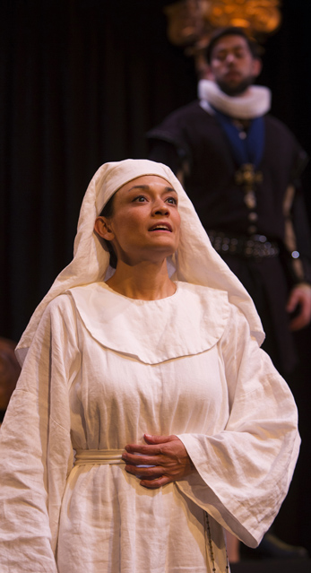 Marissa Garcia as Isabella and Matt Bowdren as Angelo