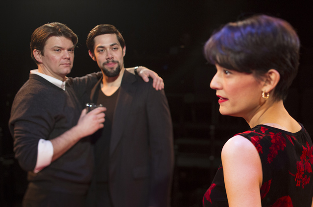 Ryan Parker Knox as Jerry, Matt Bowdren as Robert and Marissa Garcia as Emma