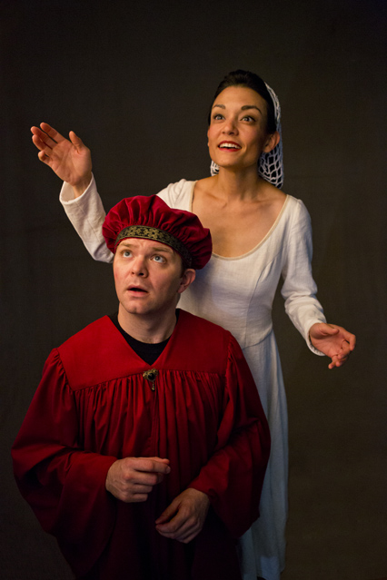 Ryan Parker Knox as Dante and Marissa Garcia as Beatrice