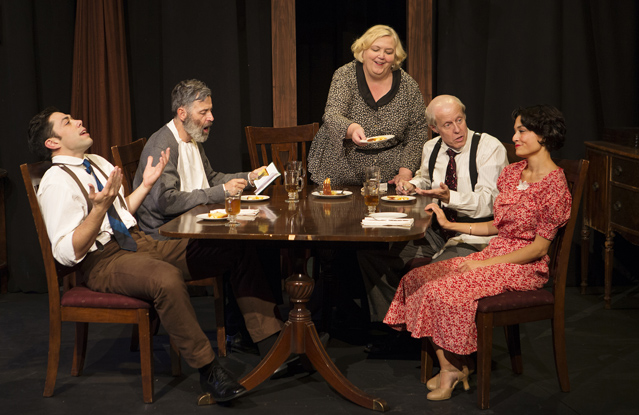 Matt Bowdren as Ralph Berger, David Greenwood as Jacob, Cynthia Meier as Bessie Berger, Joseph McGrath as Myron Berger and Marissa Garcia as Hennie Berger