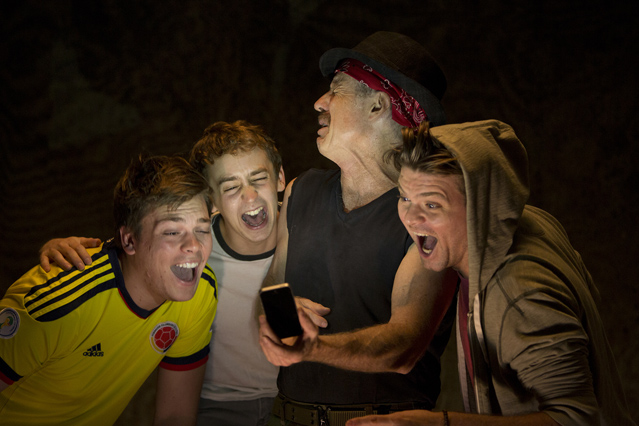 Connor Foster as Davey, Nathan Oppenheimer as Lee, Joseph McGrath as Johnnie 'Rooster' Byron and Ryan Parker Knox as Ginger