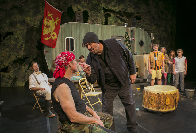 David Greenwood as Professor, Joseph McGrath as Johnnie 'Rooster' Byron, Ryan Parker Knox as Ginger, Terry Erbe as Troy Whitworth, Connor Foster as Davey, Holly Griffith as Pea, Gabriella De Brequet as Tanya and Nathan Oppenheimer as Lee