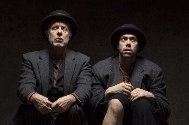 Joseph McGrath as Vladimir and Matt Bowdren as Estragon