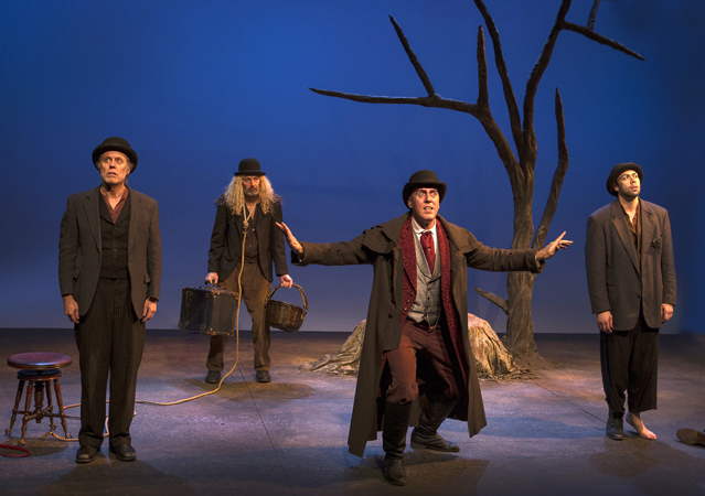 Joseph McGrath as Vladimir, David Greenwood as Lucky, David Morden as Pozzo and Matt Bowdren as Estragon