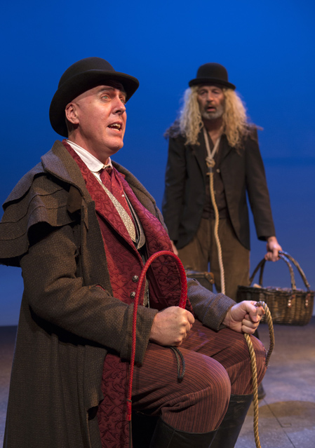 David Morden as Pozzo and David Greenwood as Lucky