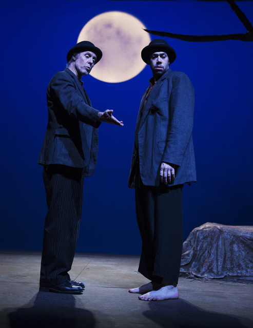 Joseph McGrath as Vladimir and Matt Bowdren as Estragon