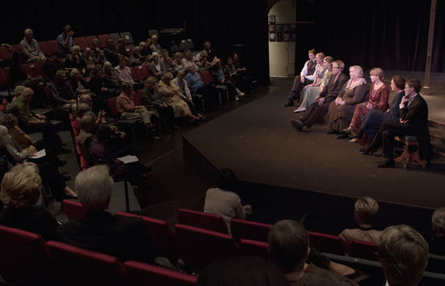 Post-show discussion with the cast and director