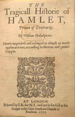 Hamlet First Folio