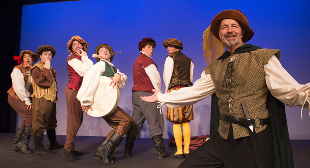 Eric Du, Kainon Bachtel, Evan Werner, Christopher Johnson,Connor Foster and Griffin Johnston as the Players and David Greenwood as the Player King