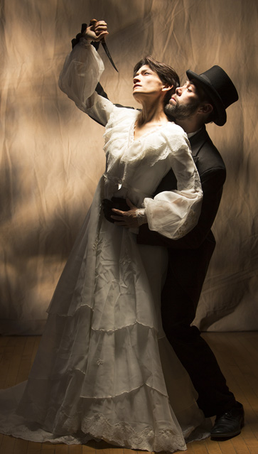 Marissa Garcia as Hester Swane and Matt Bowdren as the Ghost Fancier
