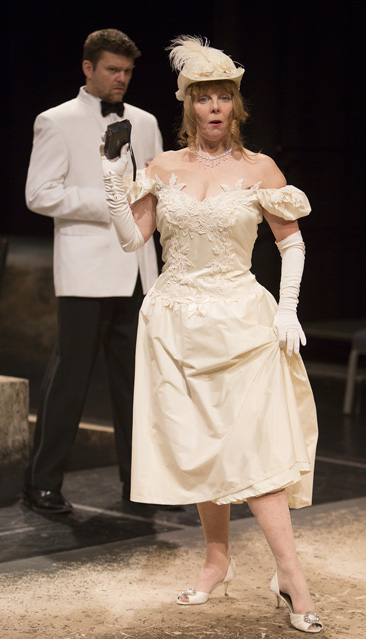 Ryan Parker Knox as Carthage Kilbride and Patty Gallagher as Mrs. Kilbride