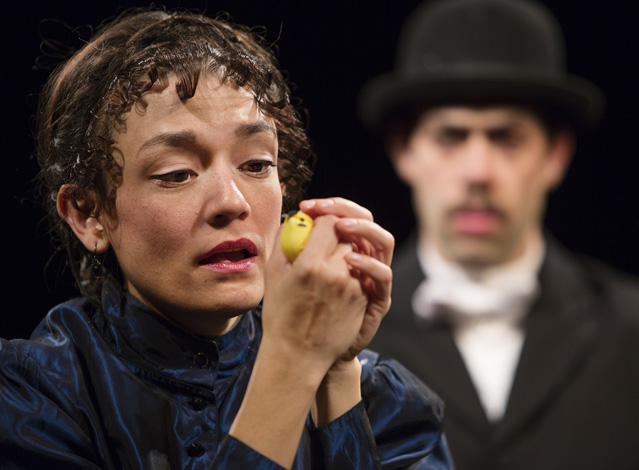 Marissa Garcia as Miss Julie and Matt Bowdren as Jean