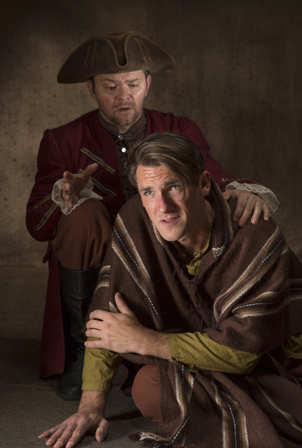 Ryan Parker Knox as Captain Alvarado and Christopher Johnson as Esteban