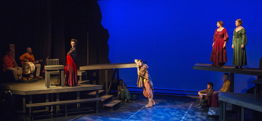 Miguel Molina, Jake Sorgen, Marissa Garcia as Camila Perichole, Matt Bowdren as Manuel, Ryan Parker Knox , Kathryn Kellner Brown, David Morden and Holly Griffith