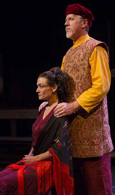 Marissa Garcia as Camila Perichole and David Morden as Uncle Pio