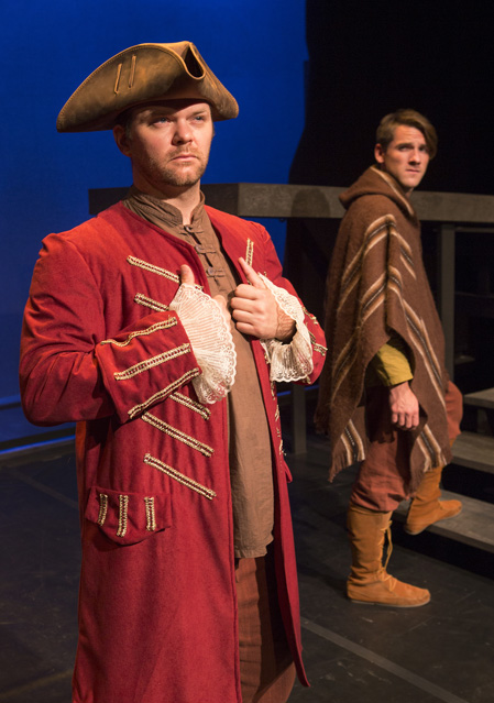 Ryan Parker Knox as Captain Alvarado and Christopher Johnson as Esteban