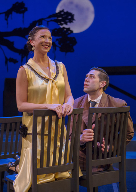 Claire Hancock as Nancy Lamar and Matt Bowdren as Jim 'Jelly-Bean' Powell