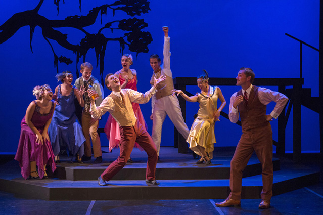Allison Knuth, Lauren Renteria, Bo Brinton, Logan Moon Penisten, Holly Griffith, Daniel Diaz, Claire Hancock as Nancy Lamar and Christopher Johnson as Clark Darrow