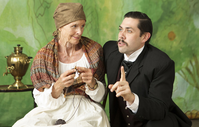 Molly McKasson as Marina and Matt Bowdren as Astrov