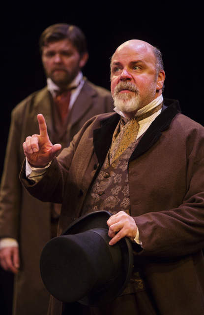 Ryan Parker Knox as Uncle Vanya and David Weynand as Serebryakov