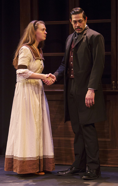 Holly Griffith as Sonya and Matt Bowdren as Astrov