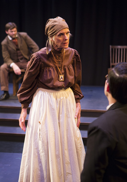 Ryan Parker Knox as Uncle Vanya, Molly McKasson as Marina and Matt Bowdren as Astrov