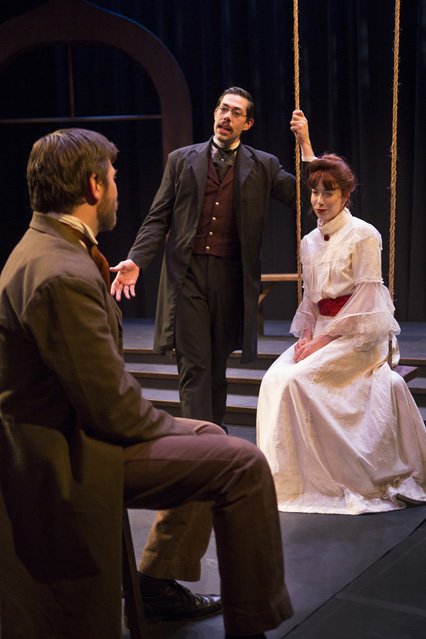 Ryan Parker Knox as Uncle Vanya, Matt Bowdren as Astrov and Grace Kirkpatrick as Yelena