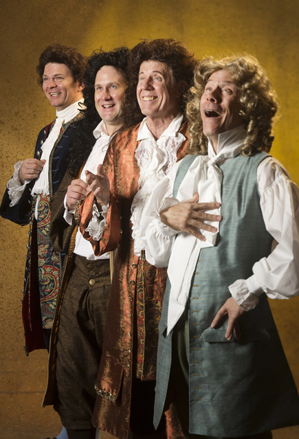Ryan Parker Knox as Schott, Matt Walley as Lenck, Joseph McGrath as Fasch and Michael Bailey as Kaufmann