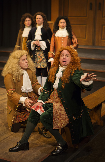 Joseph McGrath as Fasch, David Weynand as Graupner, Matt Walley as Lenck, Ryan Parker Knox as Schott and Hunter Hnat as Steindorff
