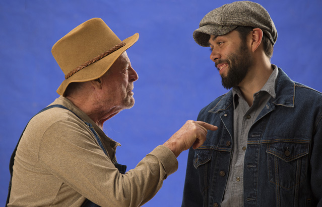 Jay Hornbacher as Grampa and Matt Bowdren as Tom