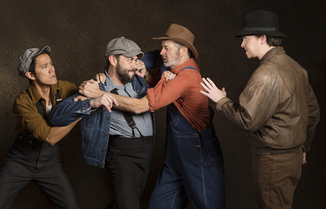 Cole Potwardowski as Al, Matt Bowdren as Tom, David Greenwood as Pa and Aaron Shand as Noah