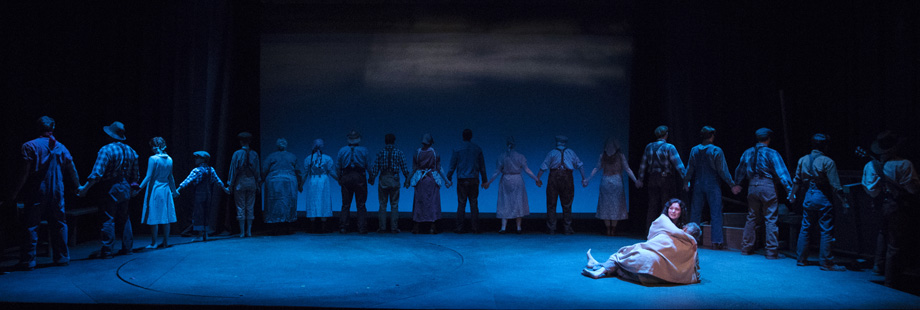 Closing scene of 'The Grapes of Wrath'