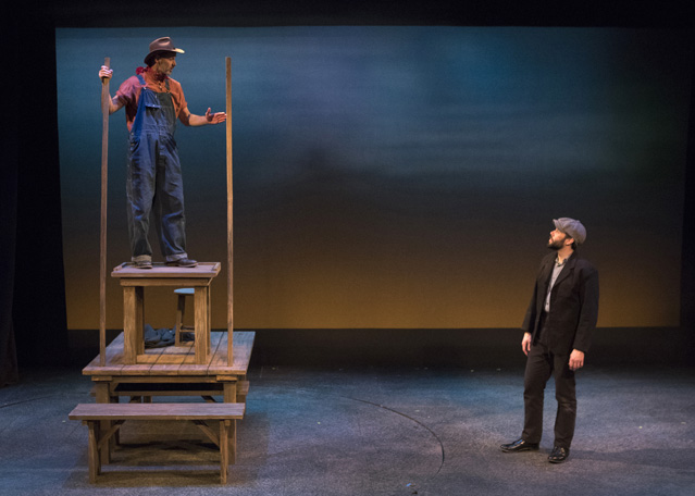 David Greenwood as Pa Joad and Matt Bowdren as Tom Joad