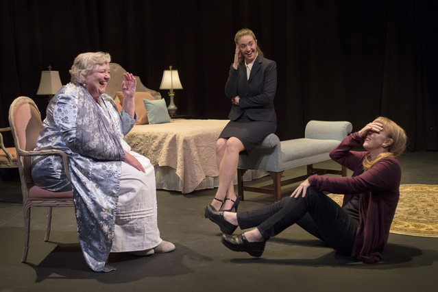Cynthia Meier as A, Holly Griffith as C and Patty Gallagher as B
