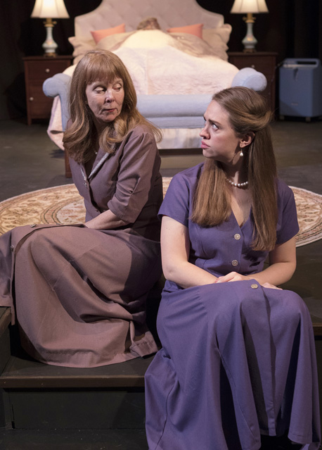 Patty Gallagher as B and Holly Griffith as C