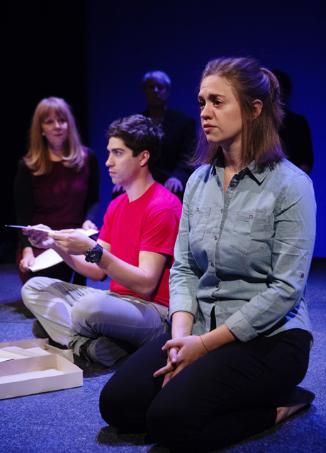 'I used to have dreams...' Patty Gallagher as Siobhan, Hunter Hnat as Christopher and Holly Griffith as Judy