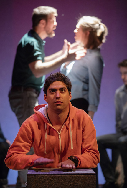 Hunter Hnat as Christopher, Ryan Parker Knox as Ed and Holly Griffith as Judy