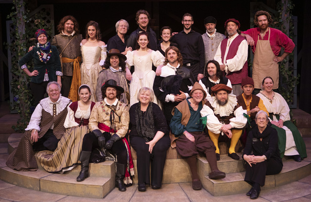 The cast and crew of Much Ado About Nothing