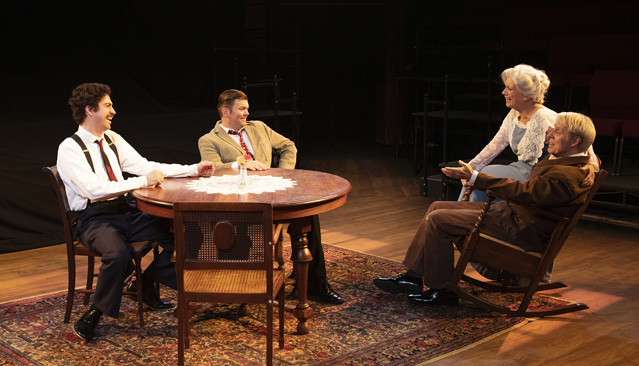 Hunter Hnat as Edmund, Ryan Parker Knox as Jamie, Theresa McElwee as Mary and Joseph McGrath as James