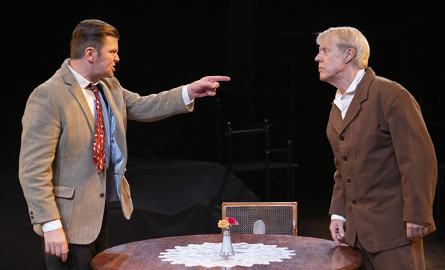 Ryan Parker Knox as Jamie and Joseph McGrath as James